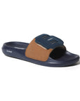 Fly Mustard Navy Sliders