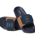Fly Mustard Navy Sliders