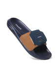Fly Mustard Navy Sliders