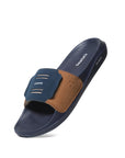 Fly Mustard Navy Sliders