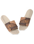 Ace Tan Beige Sliders