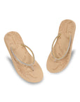 Solis Beige V-Straps -Women