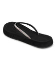 Solis Black V-Straps -Women