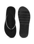 Solis Black V-Straps -Women