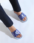 Tumble Navy Blue Sliders - Men