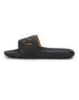 Drip Biodegradable Black Sliders- Men
