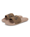 Strata Beige Sliders- Men