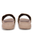 Strata Beige Sliders- Men