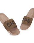 Strata Biodegradable Beige Sliders- Men