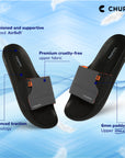 Vapor Grey & Black Sliders