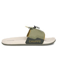 Blaze Olive Off-white Sliders