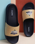 Chupps X Gujarat Titans Bold Beige & Navy Sliders