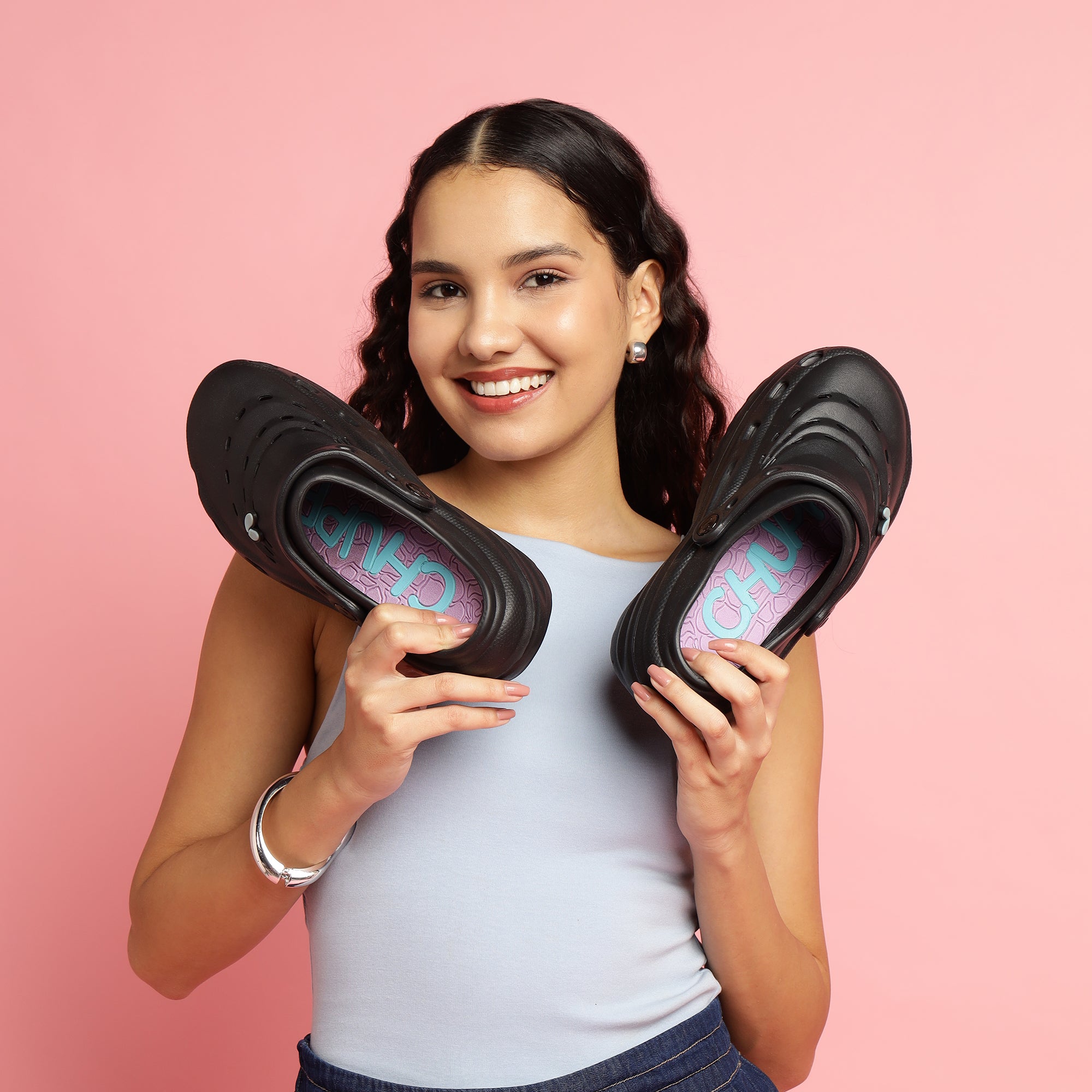 Eden Black Clogs -Women