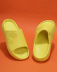 Pair of yellow Chupster on an orange background