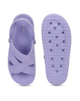 Top view of sole and curved footbed