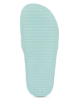 Puff Sky Blue Sliders -Women