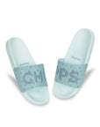 Lovebug Light Blue Sliders -Women
