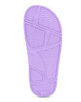 Detail of anti-skid footbed surface for secure footing.