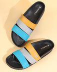 Amora Black Multicolor Sandals- Women