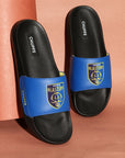 Chupps X Kbfc Classic Navy & Blue Sliders