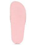 Grace Pink White Sliders -Women