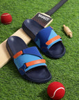 Chupps X Mumbai Indians Ace Orange Navy Sliders