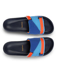 Chupps X Mumbai Indians Ace Orange Navy Sliders