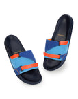 Chupps X Mumbai Indians Ace Orange Navy Sliders