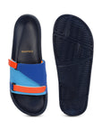 Chupps X Mumbai Indians Ace Orange Navy Sliders