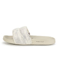 Puff Beige Sliders -Women