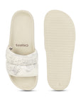 Puff Beige Sliders -Women