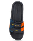 Chupps x Mumbai Indians Glory Orange Navy Sliders