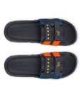 Chupps x Mumbai Indians Glory Orange Navy Sliders