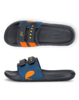 Chupps x Mumbai Indians Glory Orange Navy Sliders