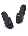 Chupps x Mumbai Indians Glory Orange Navy Sliders