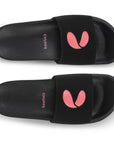 Serra Black Sliders - Women