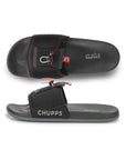 Double-density cushioned sole side view
