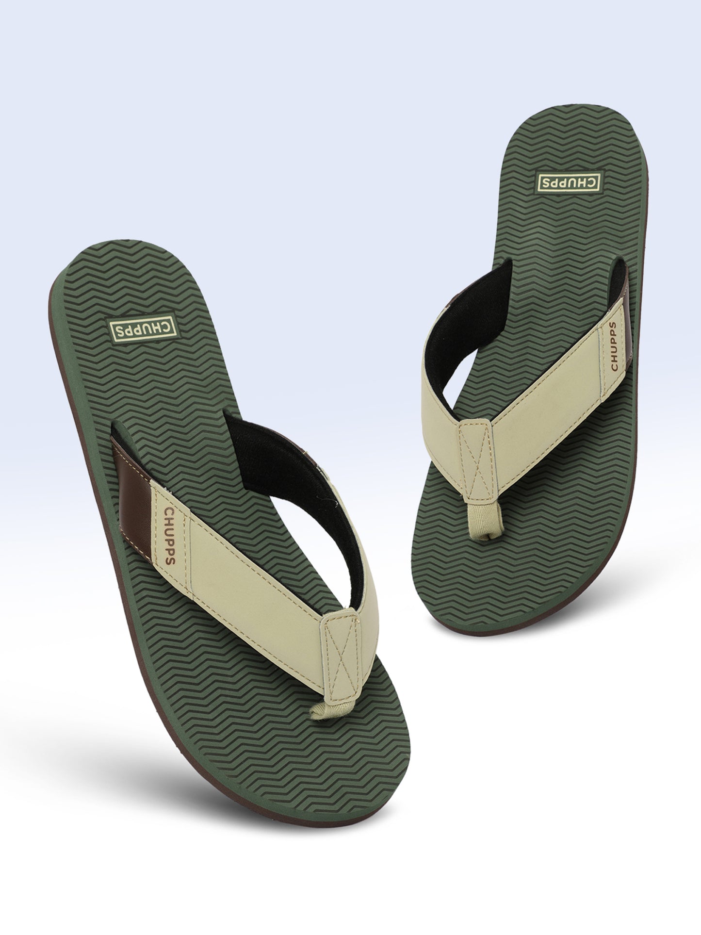 Chupps Wyld Solid Uro Foam Comfort Men's Flip flop