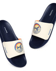 Chupps X Mi Surge White & Navy Sliders