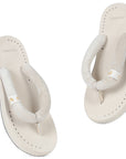 Plush Beige V-Straps -Women