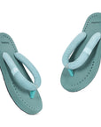 Plush Sea Green V-Straps -Women
