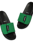 Quilt Bloom Green Sliders -Women