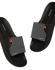 Vapor Grey & Black Sliders