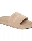 Stitch Beige Sliders -Women