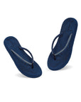 Solis Navy Blue V-Straps - Women
