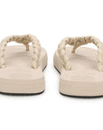 Wisp Cream Braided V-strap - Women