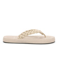 Wisp Cream Braided V-strap - Women