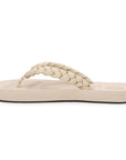 Wisp Cream Braided V-strap - Women