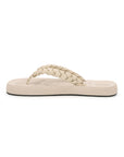 Wisp Cream Braided V-strap - Women