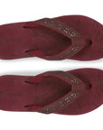 Heel cup and neoprene toe post for extended wear
